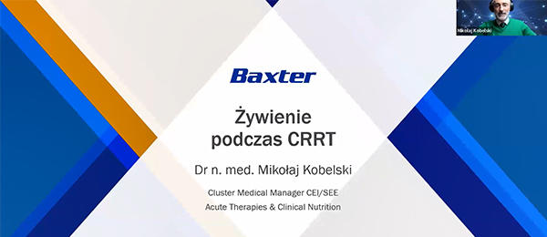 Video 4 - Żywienie pozajelitowe podczas CRRT